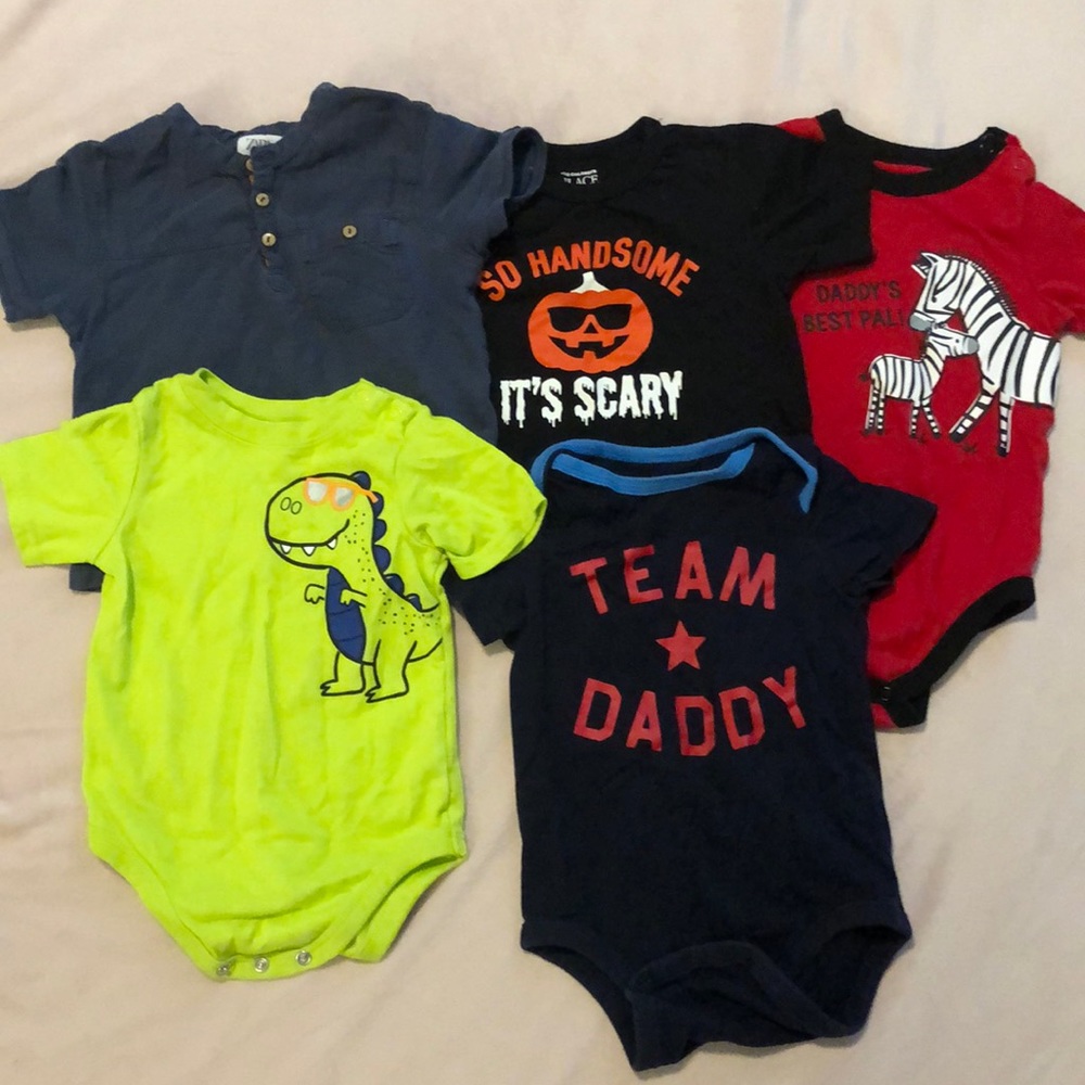 18-24m boys shirts and onsies